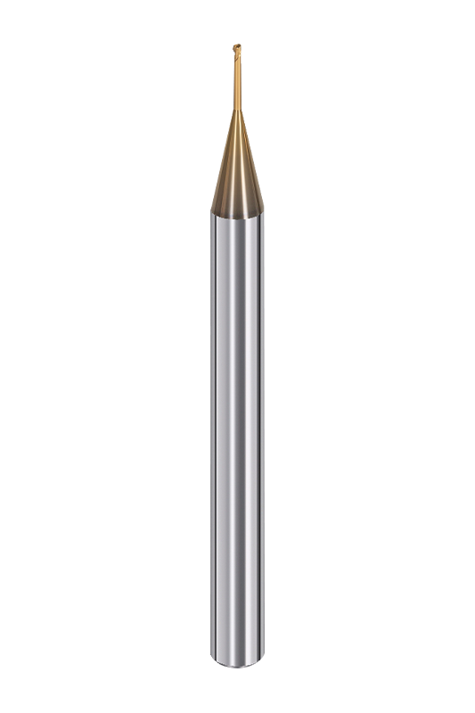 2 Flute Micro Diameter Deep Groove High Speed ​​Flat End Mills