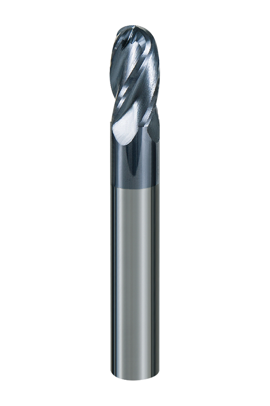 Ultra Hard 4 Flute Ball Nose End Mills