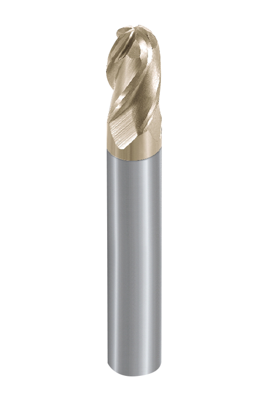 Titanium Alloy Machining 4 Flute Ball Nose End Mills